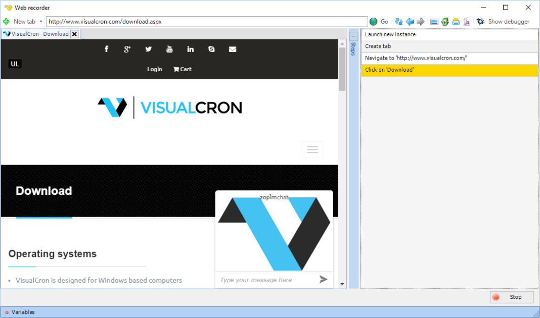 visualcron