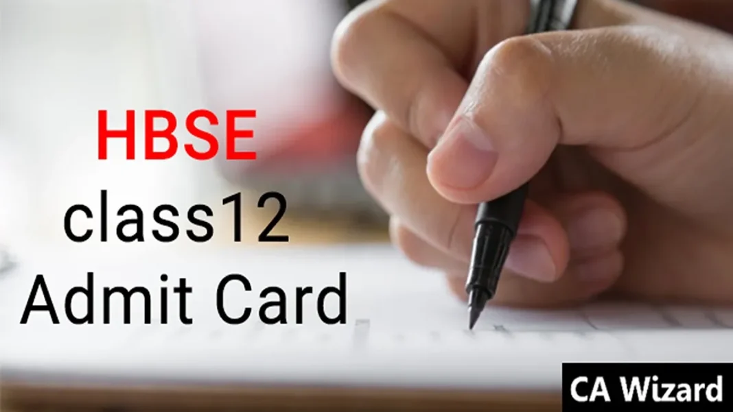 HBSE-class12-Admit-Card-1